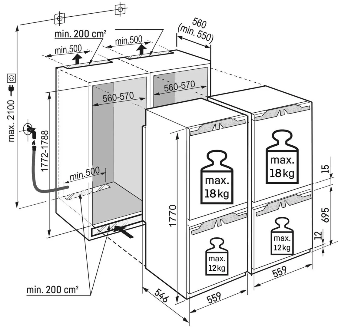 Встраиваемый холодильник Liebherr Prime IXCC 5165 (White)