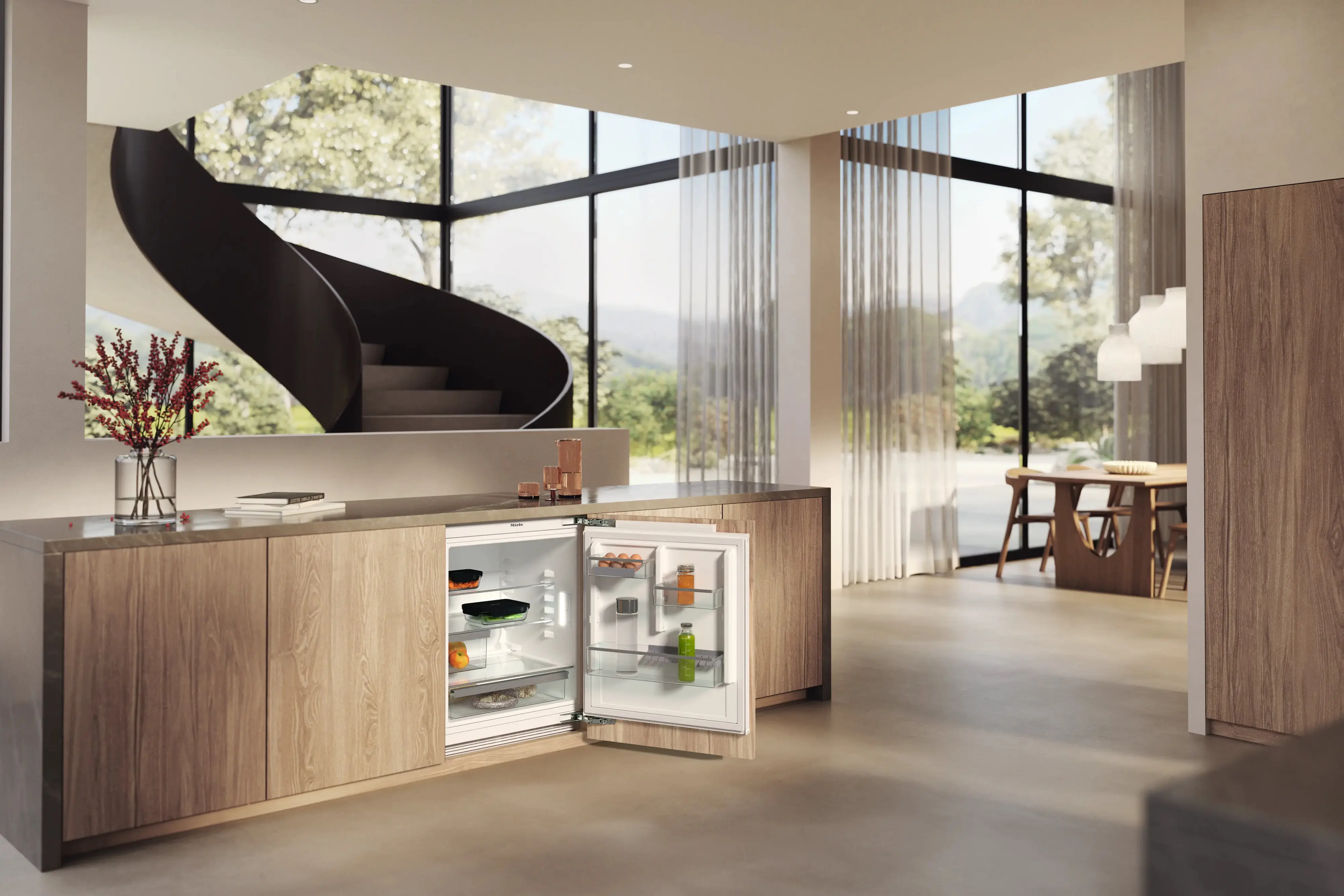 Встраиваемый холодильник Miele KU 7015 D - 3