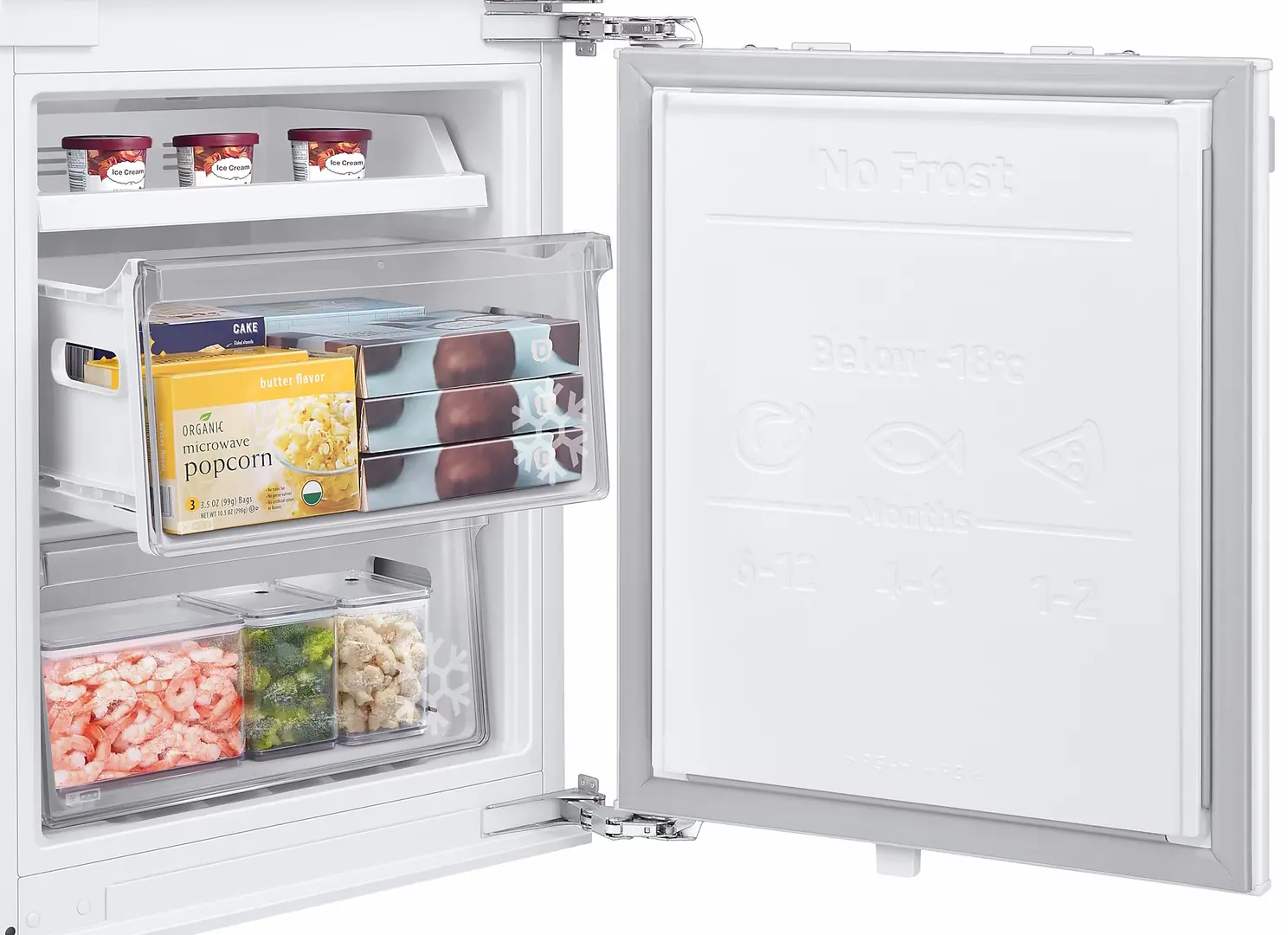 Встраиваемый холодильник Samsung BRB80F30ADF0EO (White)