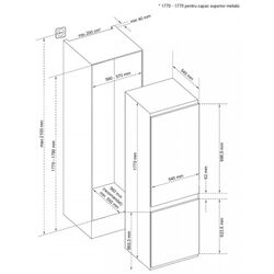 Встраиваемый холодильник Studio Casa SC 2764 (White) Thumb