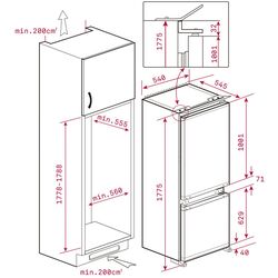 Frigider incorporabil Teka CI3 330 NF (White) Thumb