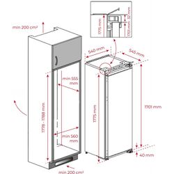 Frigider incorporabil Teka Maestro RSL 73350 FI EU (Grey) Thumb