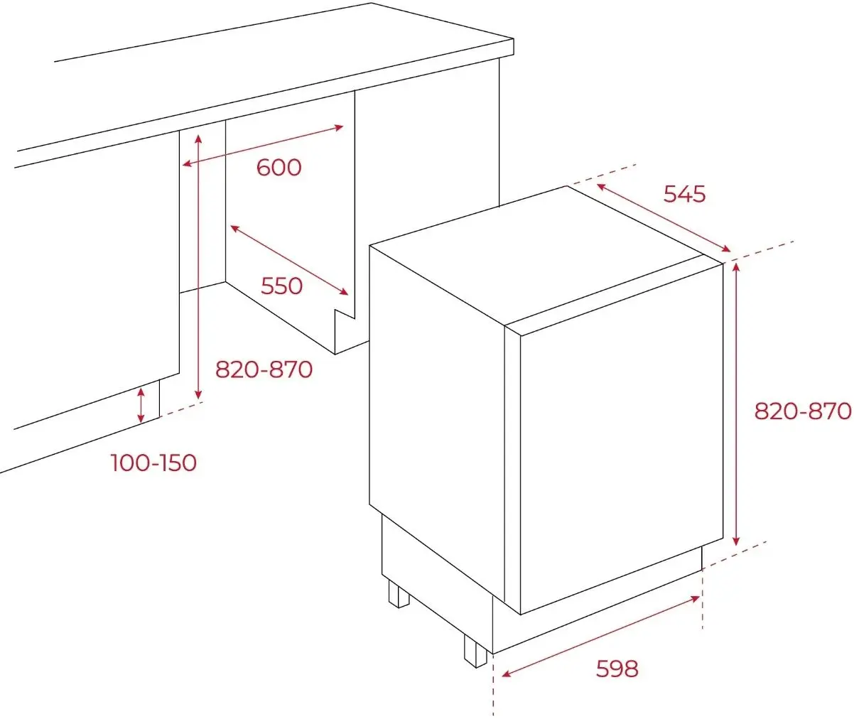 Frigider incorporabil Teka Total RSR 41150 BU EU (Grey) - 2