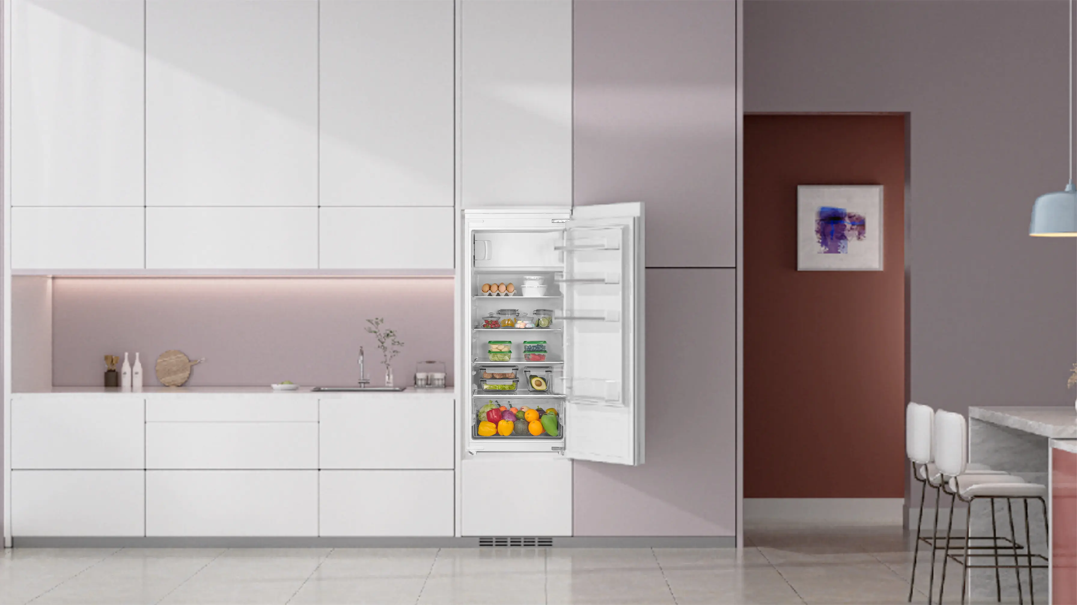 Frigider incorporabil Vivax VLB-190ELF+ (White) - 4