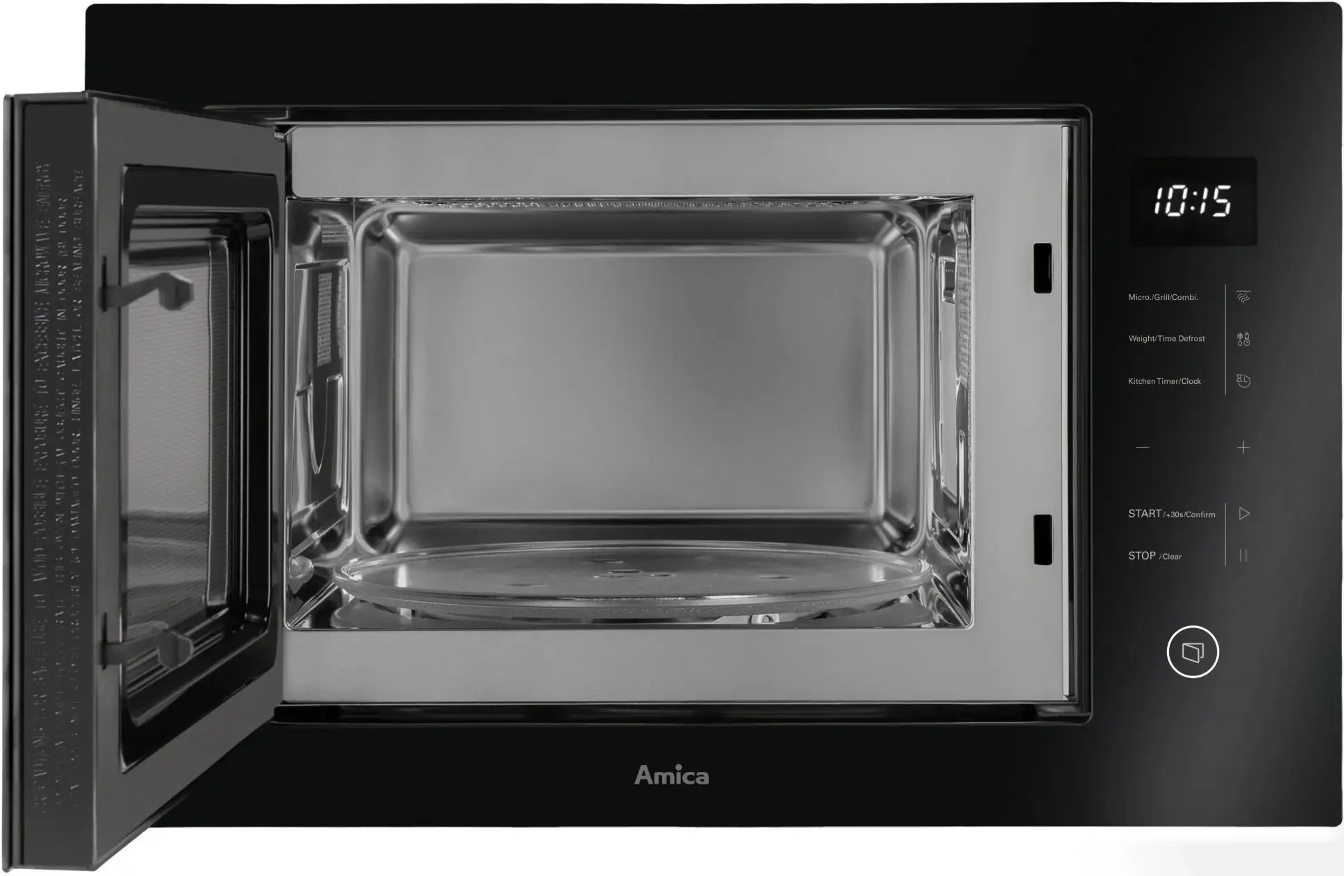 Cuptor cu microunde incorporabil Amica AMMB25E4SGB (Black) - 4