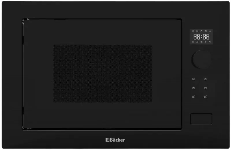 Cuptor cu microunde incorporabil Backer Riki 925 SN Matt BL (Black)