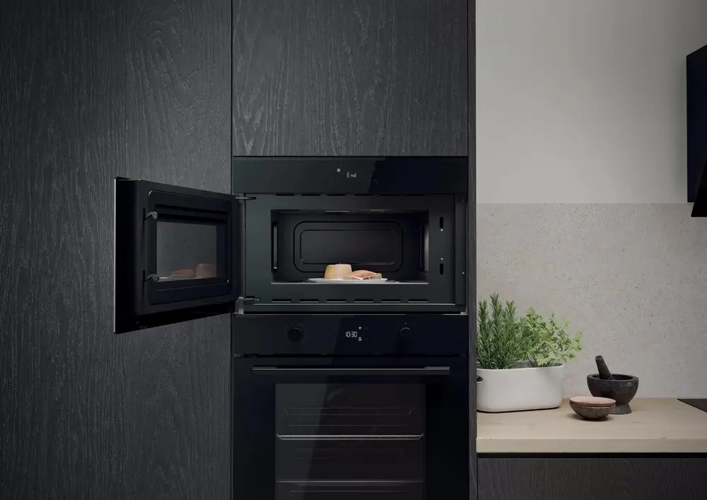 Cuptor cu microunde incorporabil Haier ID 2 H38SIDBF7XS (Black) - 4