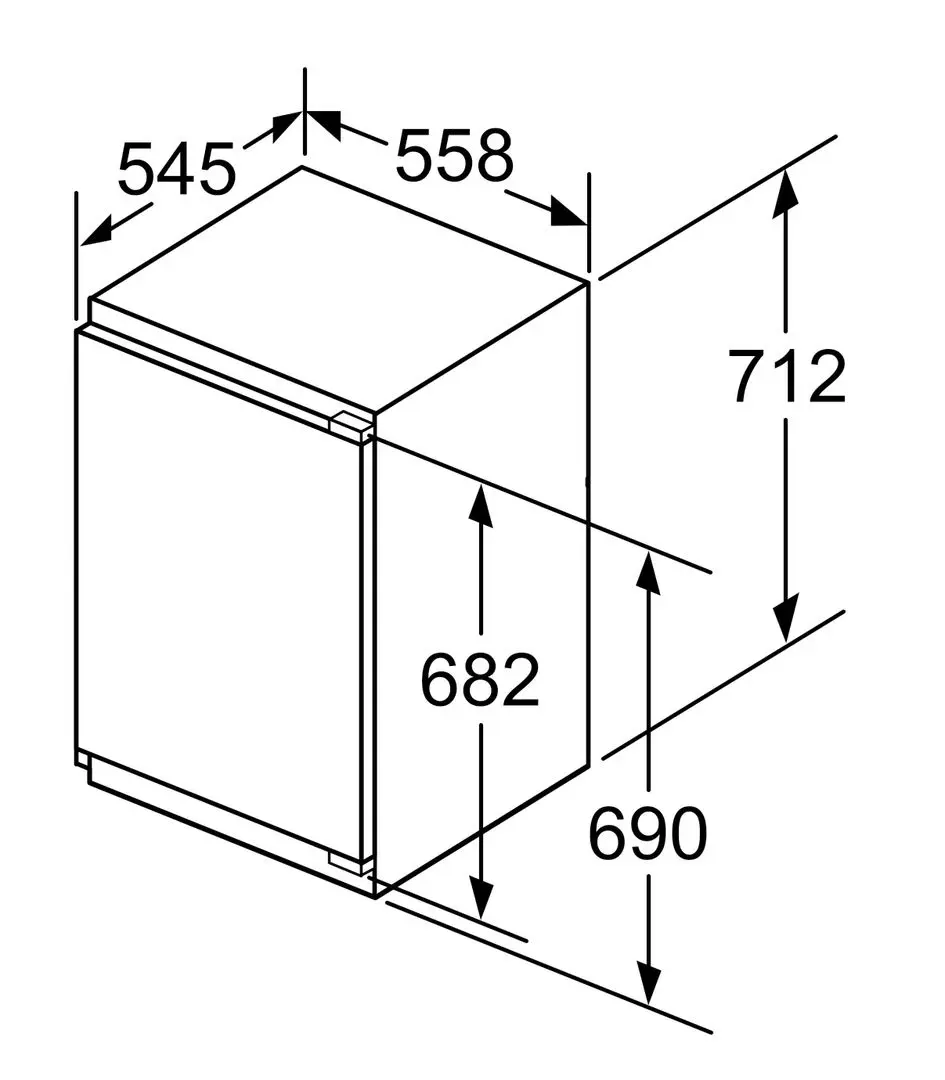 Встраиваемая морозильная камера  Bosch GIV11AFE0 (White)
