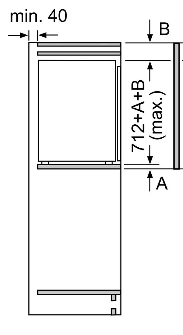 Встраиваемая морозильная камера  Bosch GIV11AFE0 (White)
