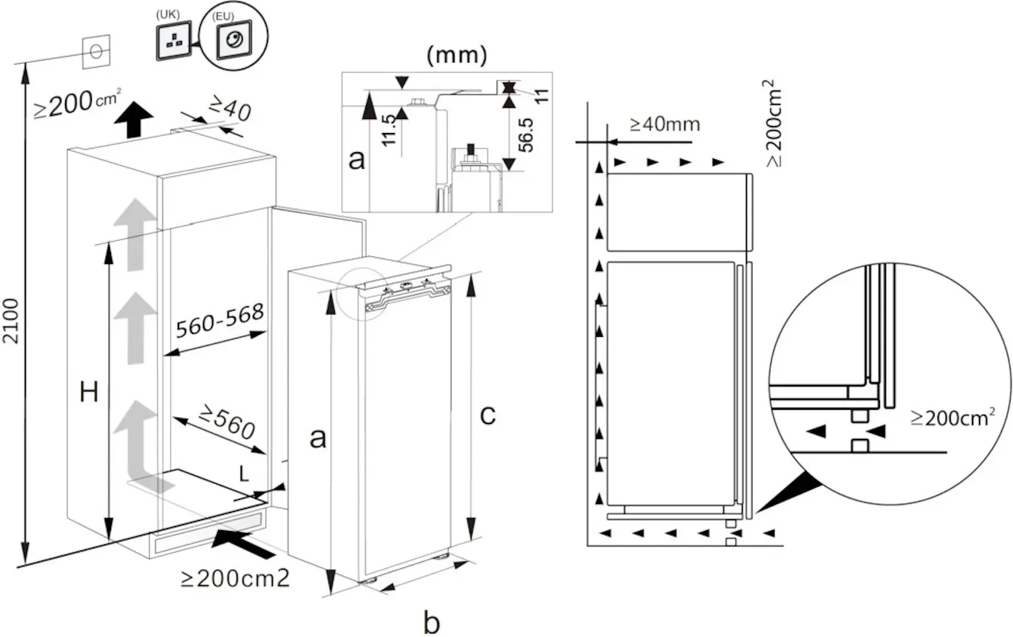 Встраиваемый морозильный шкаф Hisense FT3B213SAWE (White)