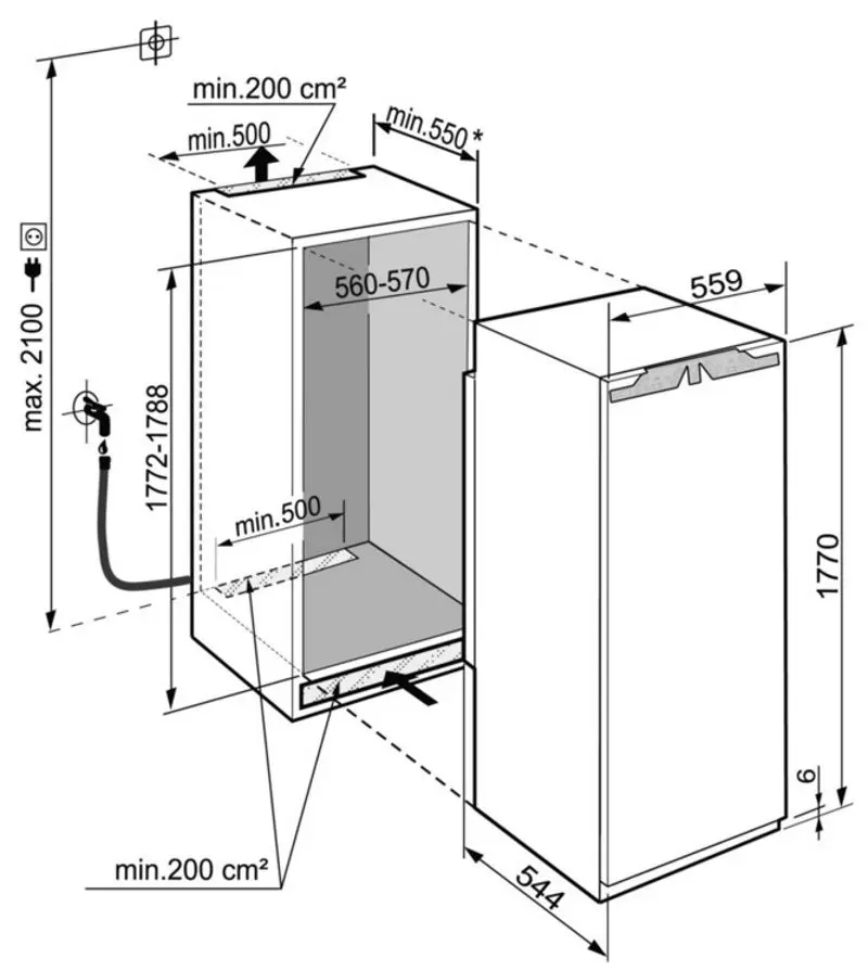 Встраиваемая морозильная камера Liebherr Premium SIGN 3576 (White)