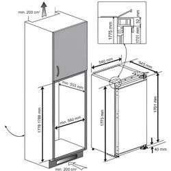 Встраиваемый морозильник-шкаф Teka Maestro RSF 73350 FI (Grey) Thumb