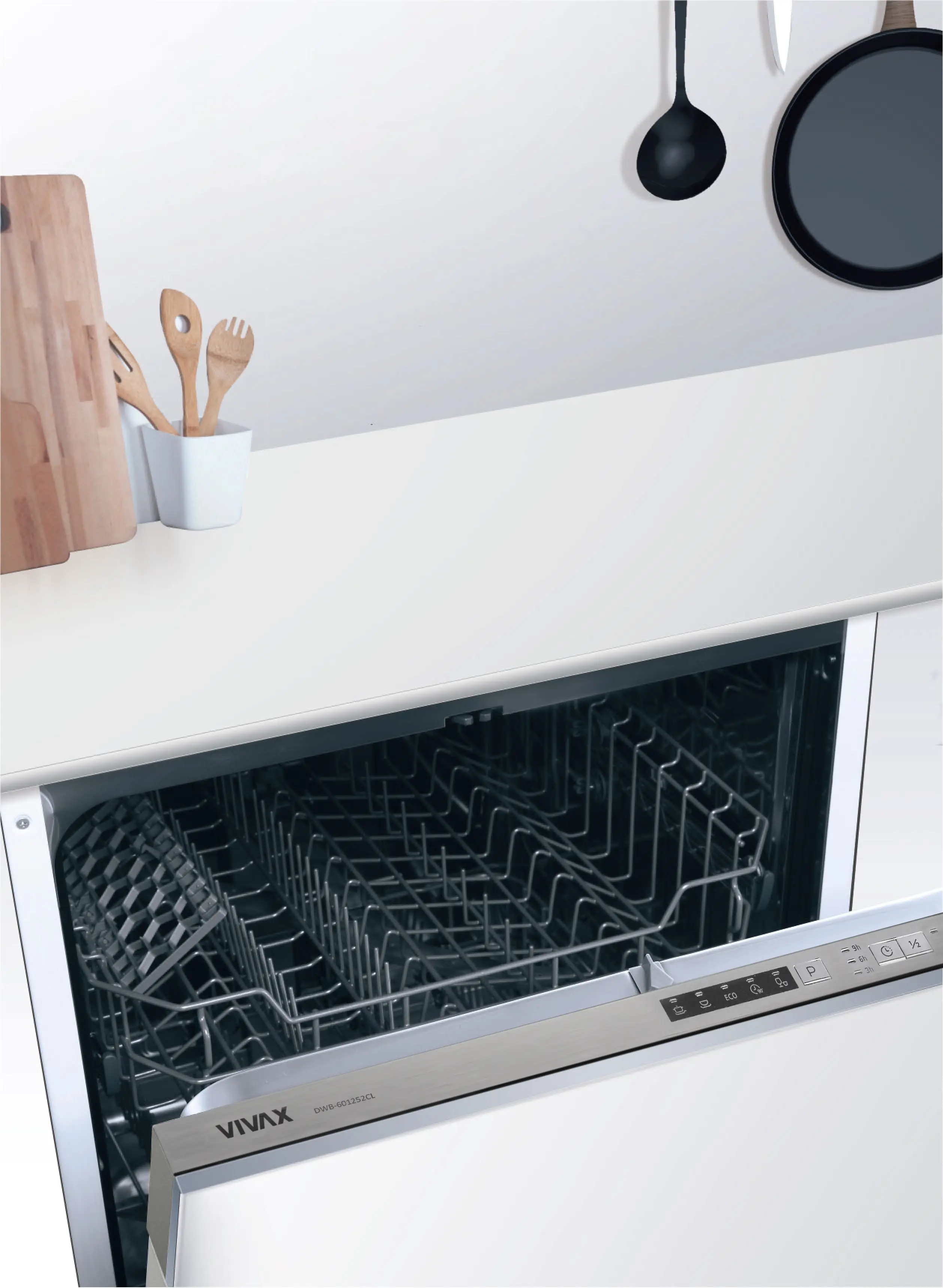 Masina de spalat vase incorporabila Vivax DWB-601252CL - 3