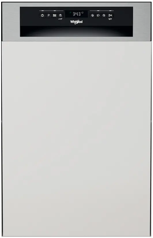Masina de spalat vase semiincorporabila Whirlpool WSBO 3O34 PF X