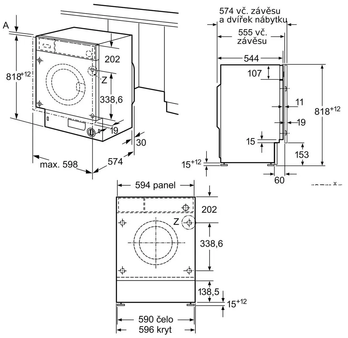 Masina de spalat incorporabila Bosch Serie 6 WIW24342EU (White)