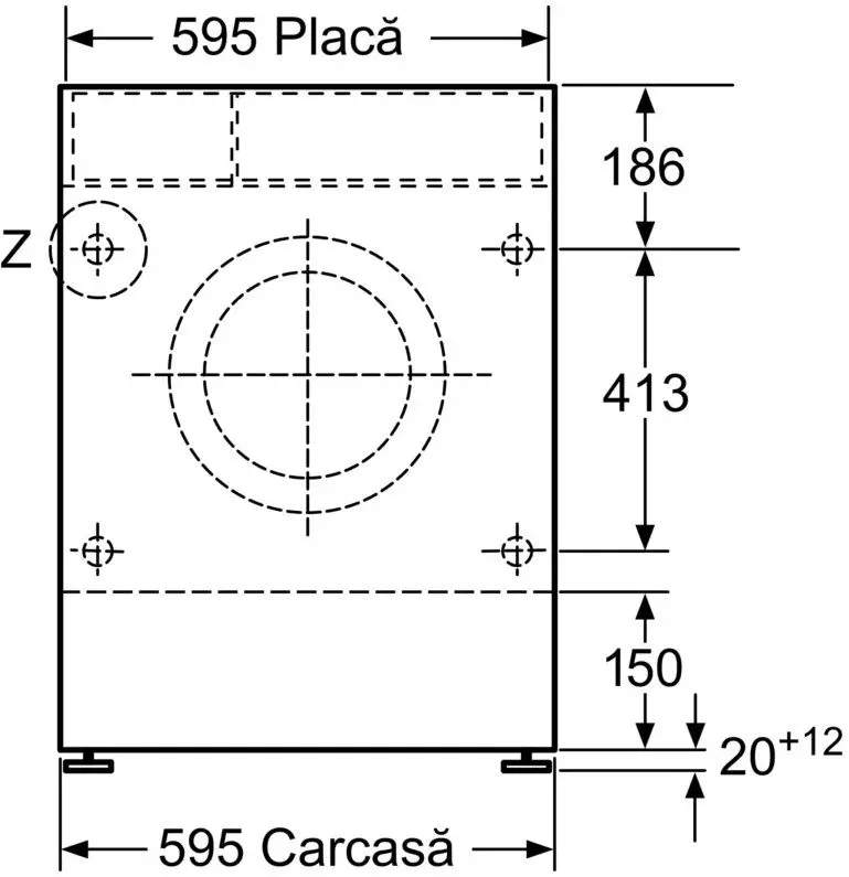 Встраиваемая стиральная машина Bosch WKD28543EU (White)