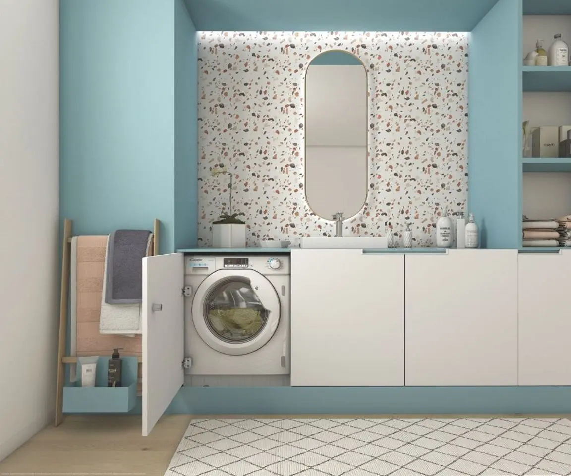 Встраиваемая стиральная машина Candy CBWO 49TWME-S (White) - 6