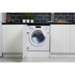 Masina de spalat incorporabila cu uscator Candy CBD 485D1E/1-S (White) Thumb