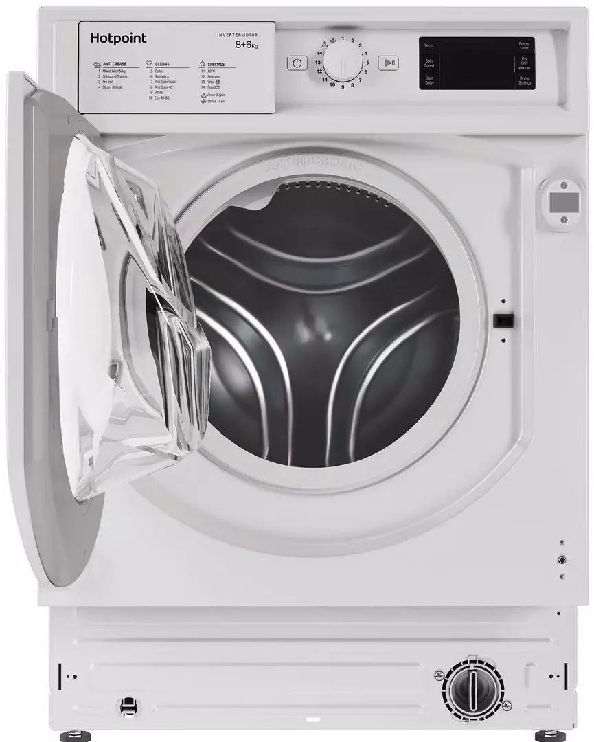Mașină de spălat cu uscător incorporabilă Hotpoint-Ariston BI WDHG 861485 EU (White) - 2