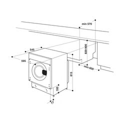 Mașină de spălat cu uscător incorporabilă Hotpoint-Ariston BI WDHG 861485 EU (White) Thumb