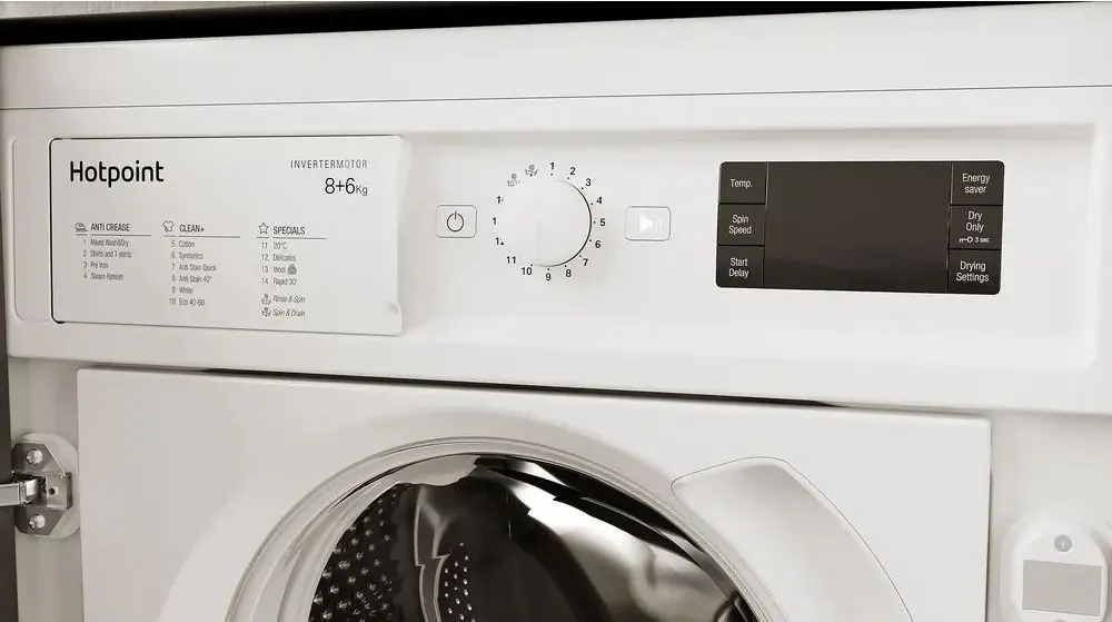 Mașină de spălat cu uscător incorporabilă Hotpoint-Ariston BI WDHG 861485 EU (White) - 5