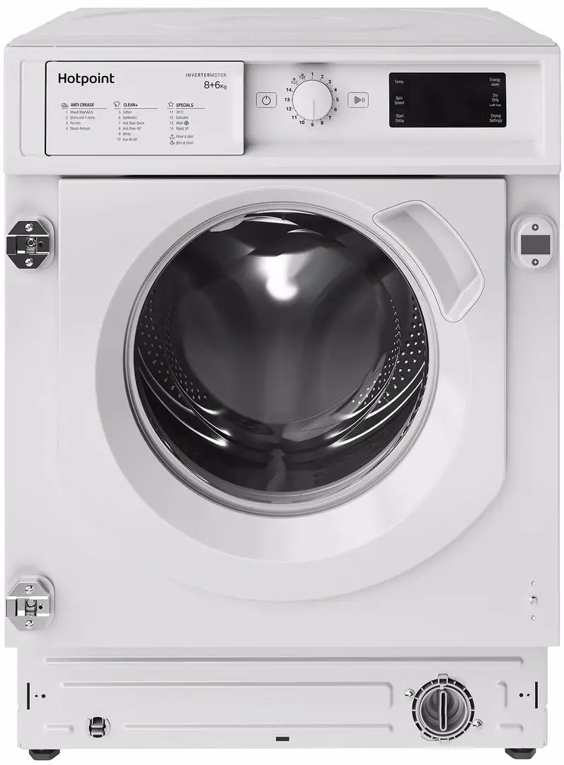 Mașină de spălat cu uscător incorporabilă Hotpoint-Ariston BI WDHG 861485 EU (White)