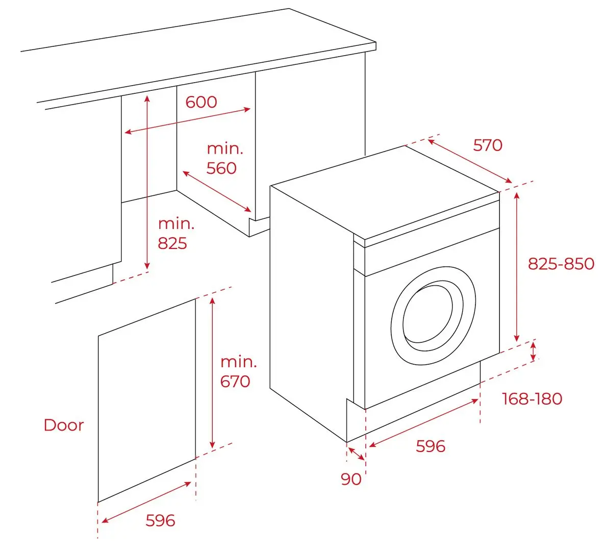 Masina de spalat incorporabila cu uscator Teka LSI5 1481 E (White)