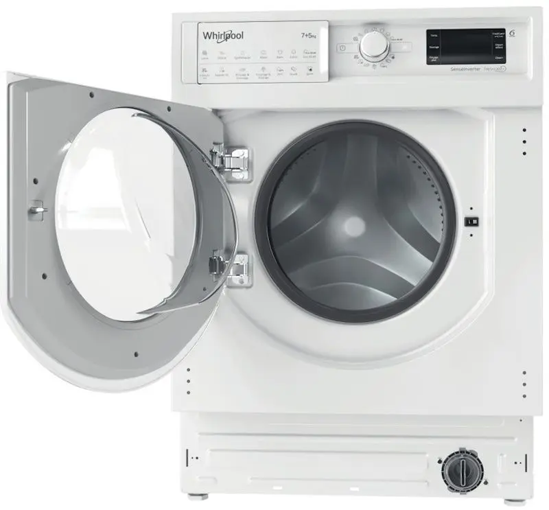 Masina de spalat incorporabila cu uscator Whirlpool BI WDWG 751482 EU N (White)