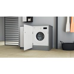 Masina de spalat incorporabila cu uscator Whirlpool BI WDWG 751482 EU N (White) Thumb