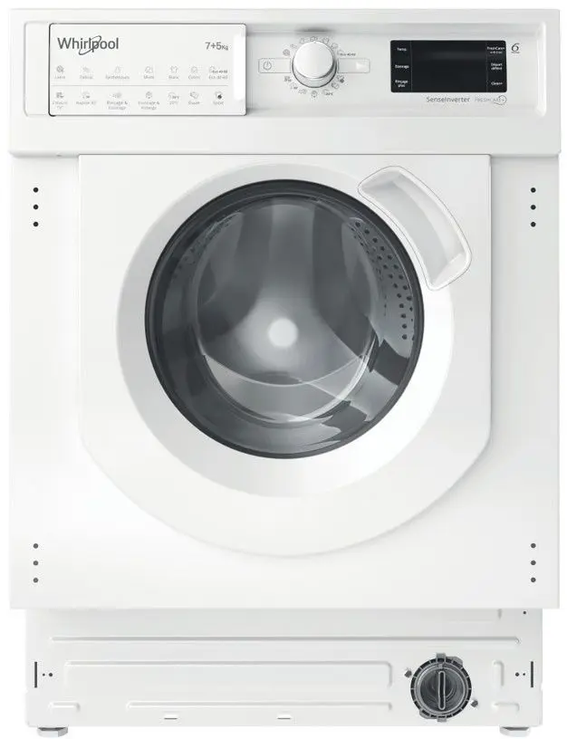 Masina de spalat incorporabila cu uscator Whirlpool BI WDWG 751482 EU N (White)