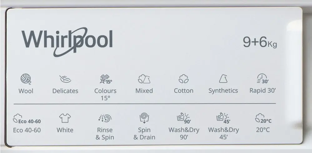 Встраиваемая стиральная машина с сушкой Whirlpool BI WDWG 961484 EU (White) - 5