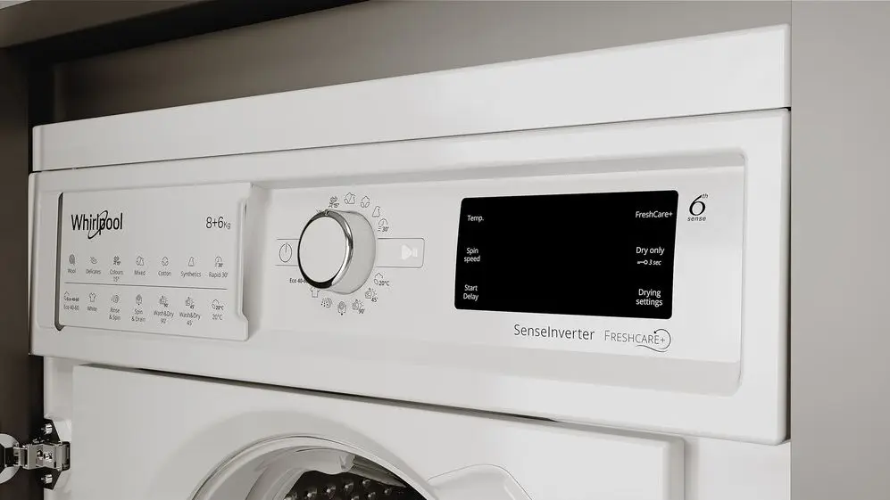 Встраиваемая стиральная машина с сушкой Whirlpool BI WDWG 961484 EU (White) - 6