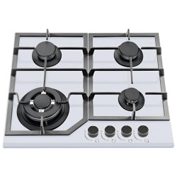 Plita incorporabila pe gaz Backer Nona 6033 SBF Matt (White) Thumb