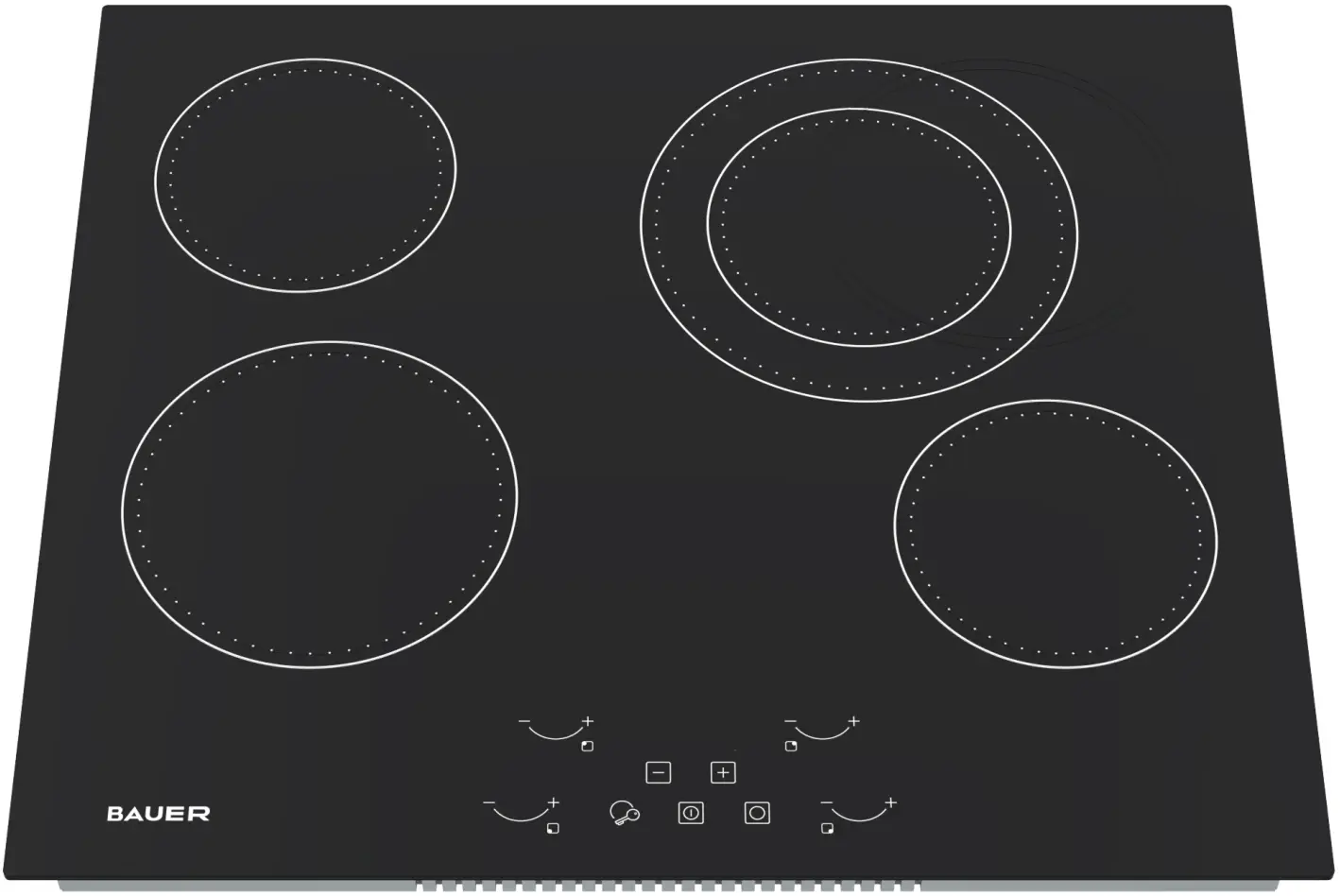 Встраиваемая индукционная варочная панель Bauer PR 6044ET-A3 (Black)