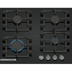 Plita incorporabila pe gaz Bosch PNN6B6K40 (Black)