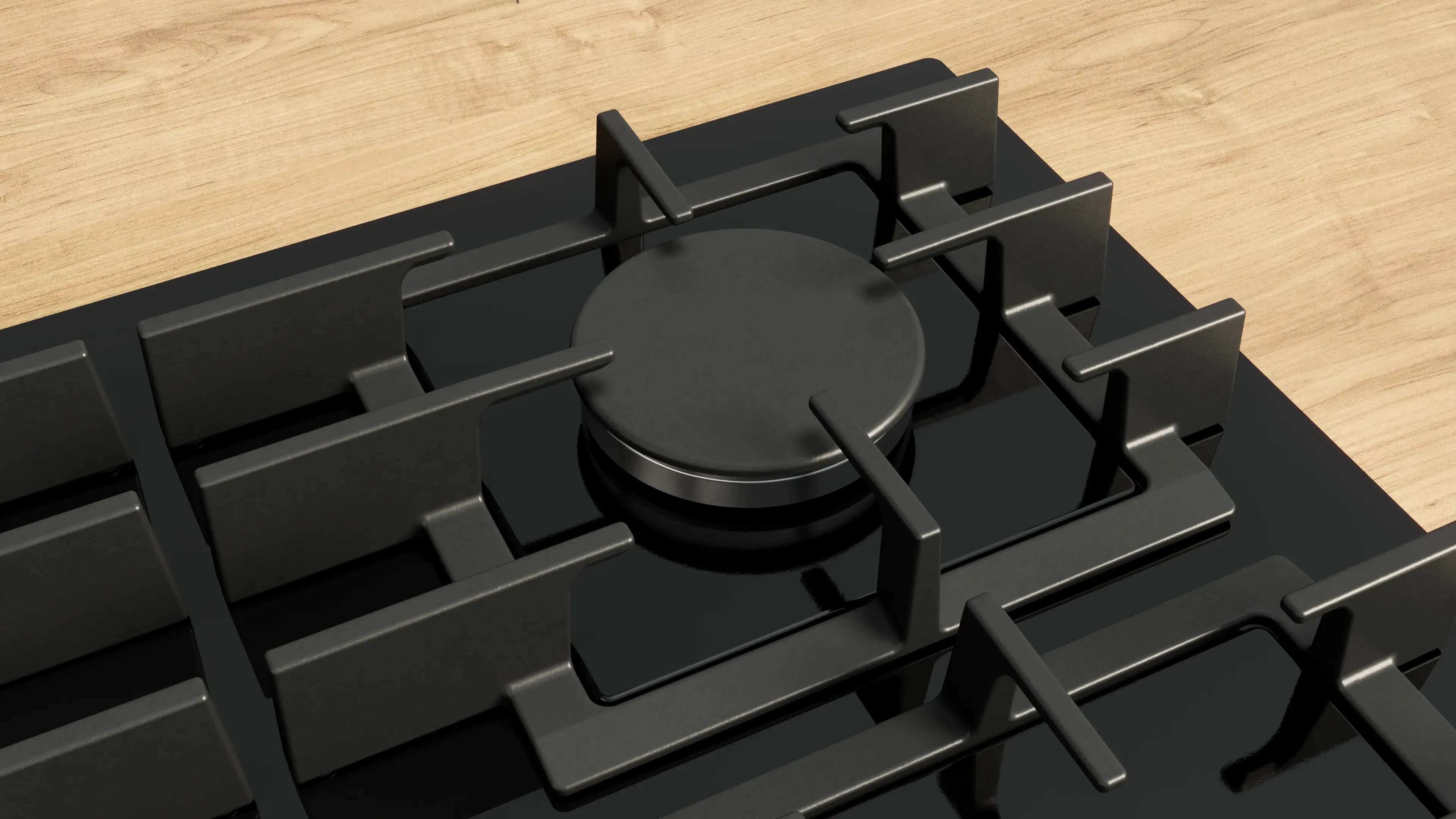 Встраиваемая газовая варочная панель Bosch PRS9A6H40 (Black)