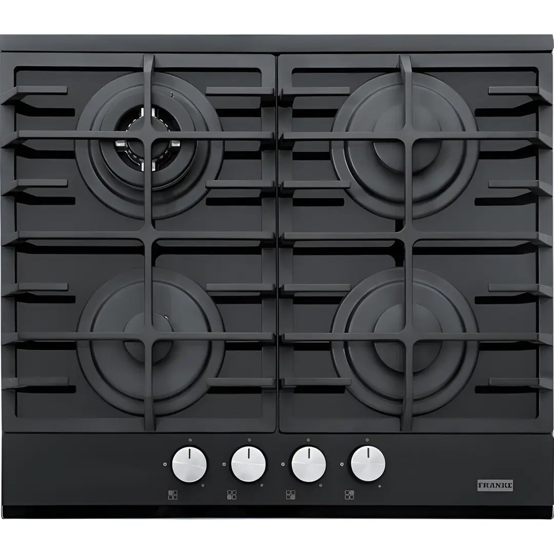 Встраиваемая варочная газовая панель Franke 106.0490.177 FHNG 604 4G TC BK C (Black)
