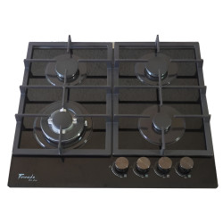 Встраиваемая варочная газовая панель Tornado H59-4006 MATT GL Eco BL (Black) Thumb