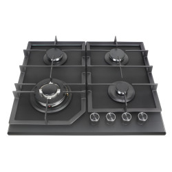 Plita incorporabila pe gaz Tornado H77-6004SR MATT GL BL (Black) Thumb
