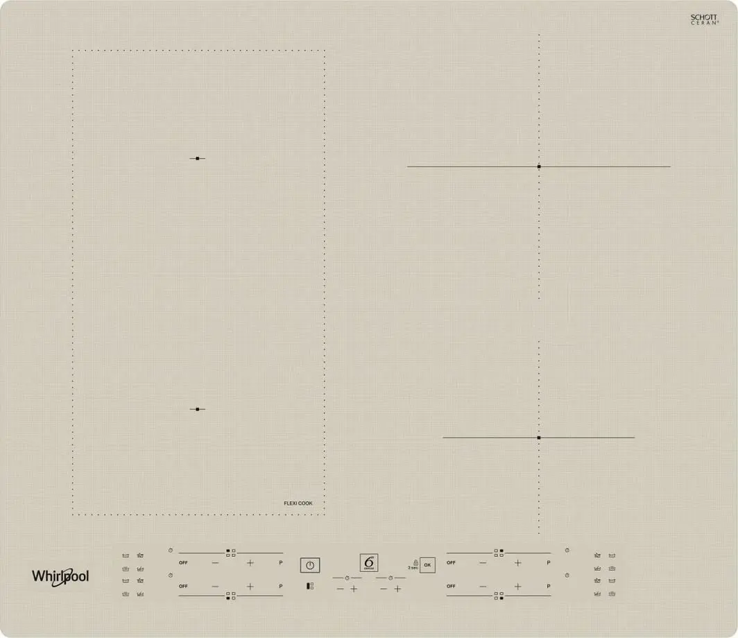 Plita incorporabila cu inductie Whirlpool WL B6860 NE/S (Silver Dawn)