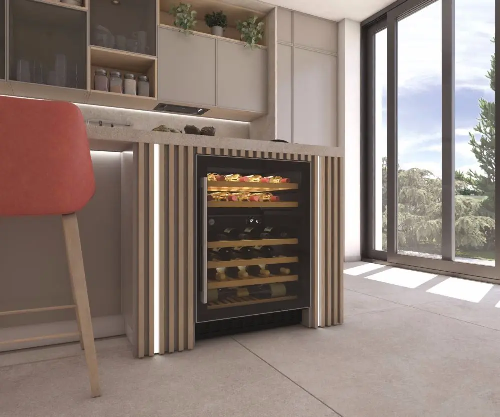 Vitrina de vinuri incorporabila Hoover HWCB 60/N (Black)