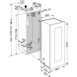 Vitrina de vinuri incorporabila Liebherr EWTgb 3583 (Black) Thumb