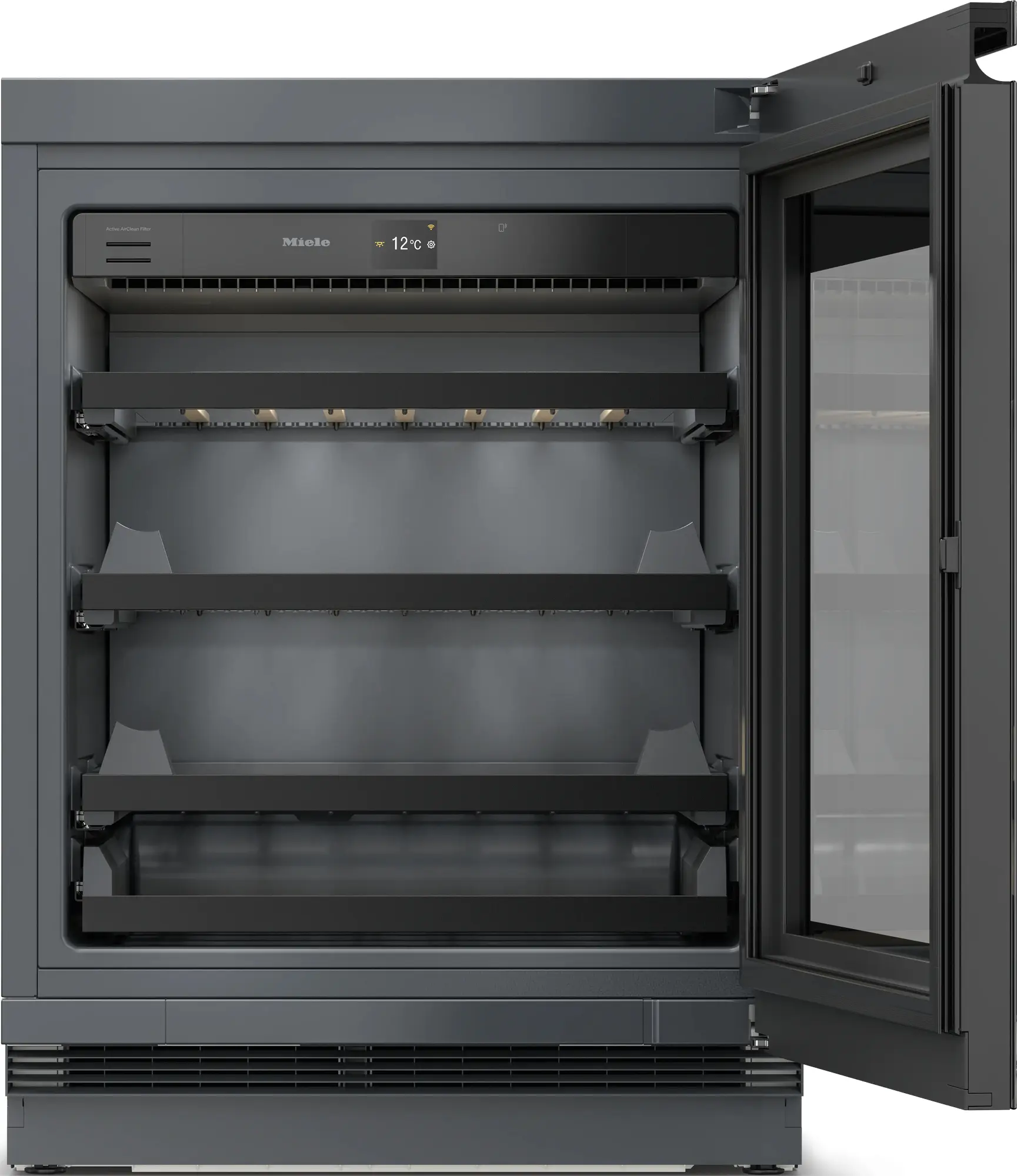 Vitrina de vinuri incorporabila Miele KWTUS 7054 F (Black) - 2