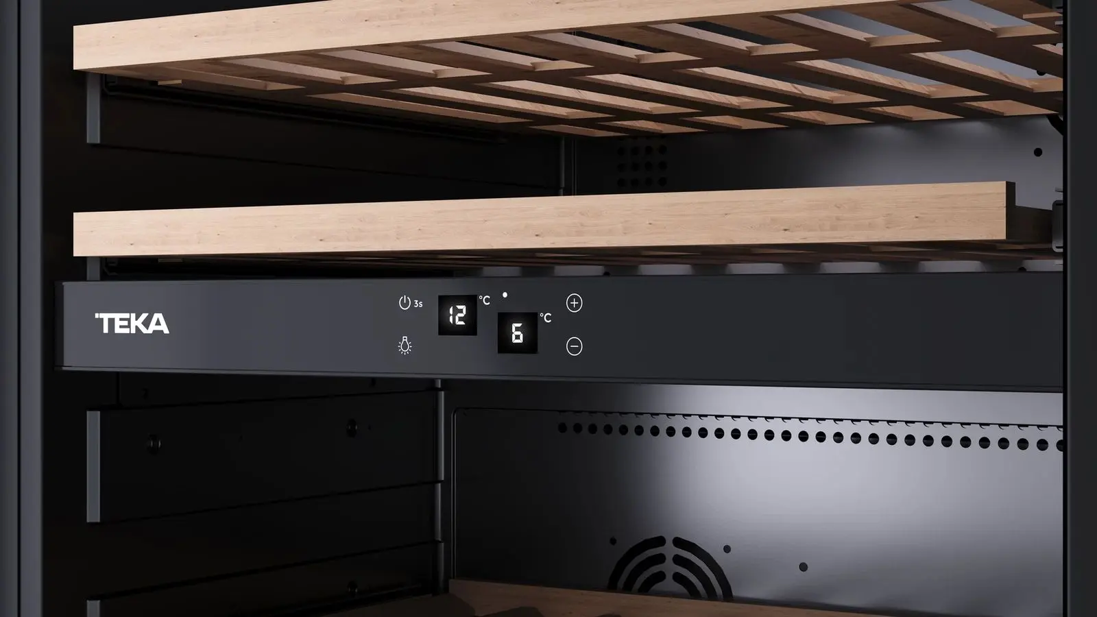 Vitrina de vinuri incorporabila Teka RVI 20041 GBK (Black)