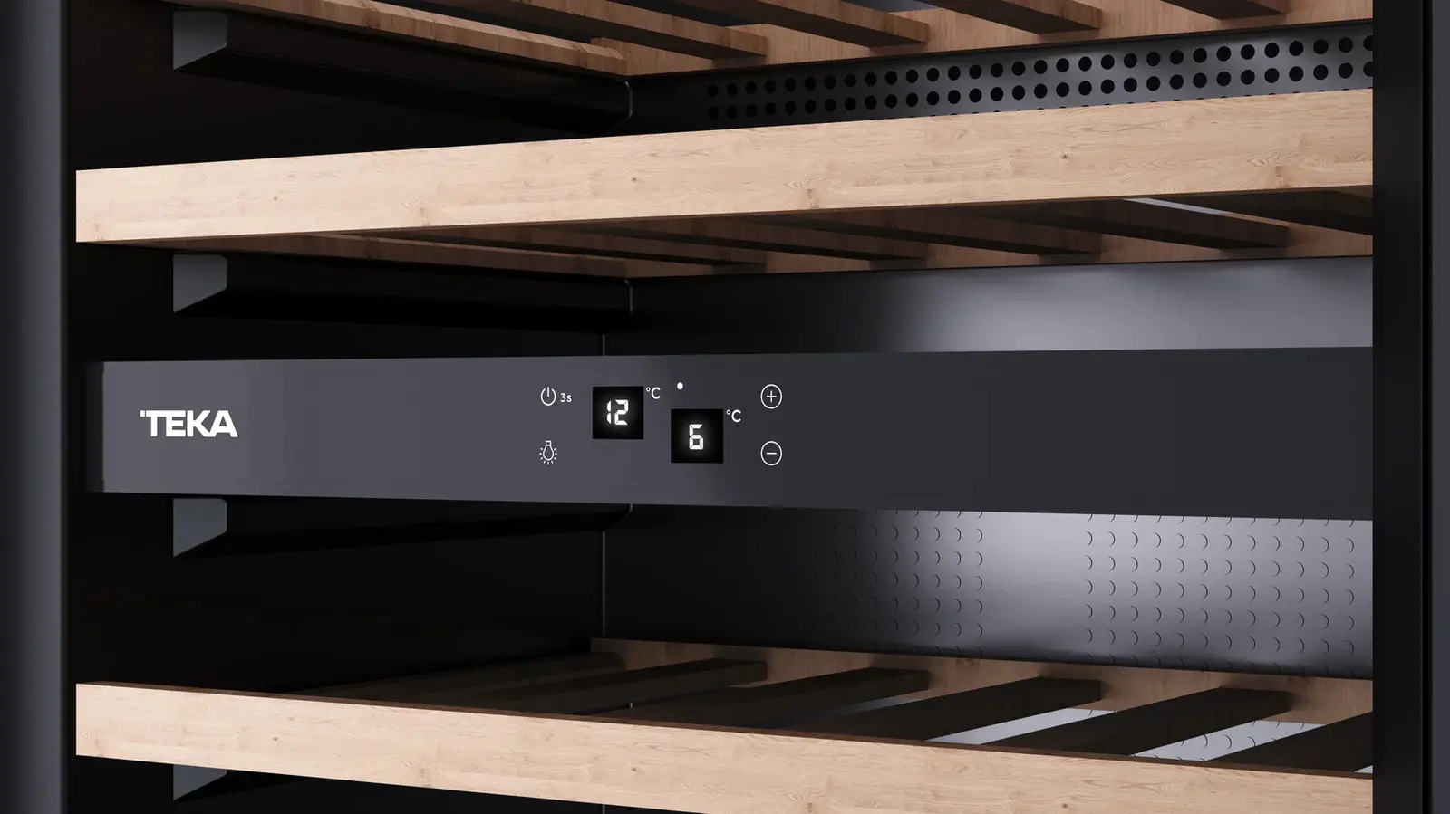 Vitrina de vinuri incorporabila Teka RVI20046GBK (Black)