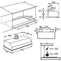 Hota incorporabila AEG DGB3523S (Grey) Thumb