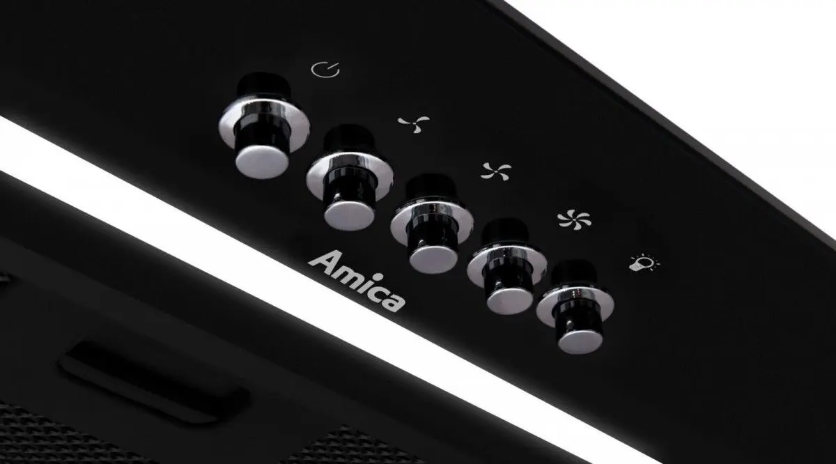 Встраиваемая вытяжка Amica OMP6255BG (Black)