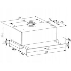 Hota incorporabila Amica OTP6541BG (Black) Thumb