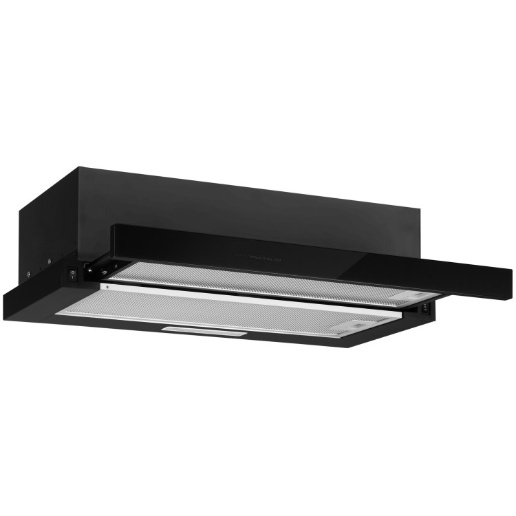 Hota incorporabila Backer Gliso 650 (60) BL GL (Black)