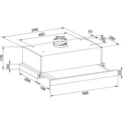 Hota incorporabila Backer Gliso 650 (60) IV GL (Ivory) Thumb